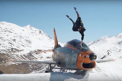 Remember when the Line's Traveling Circus jibbed an airplane?