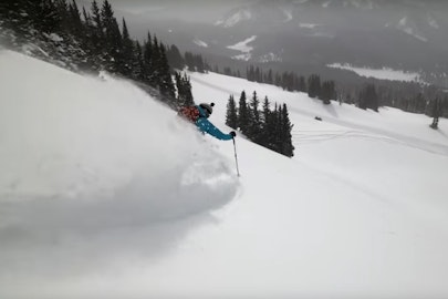 Andrea Byrne and Drew Peterson ski their way through Colorado in the latest episode of Salomon TV's Unscripted series