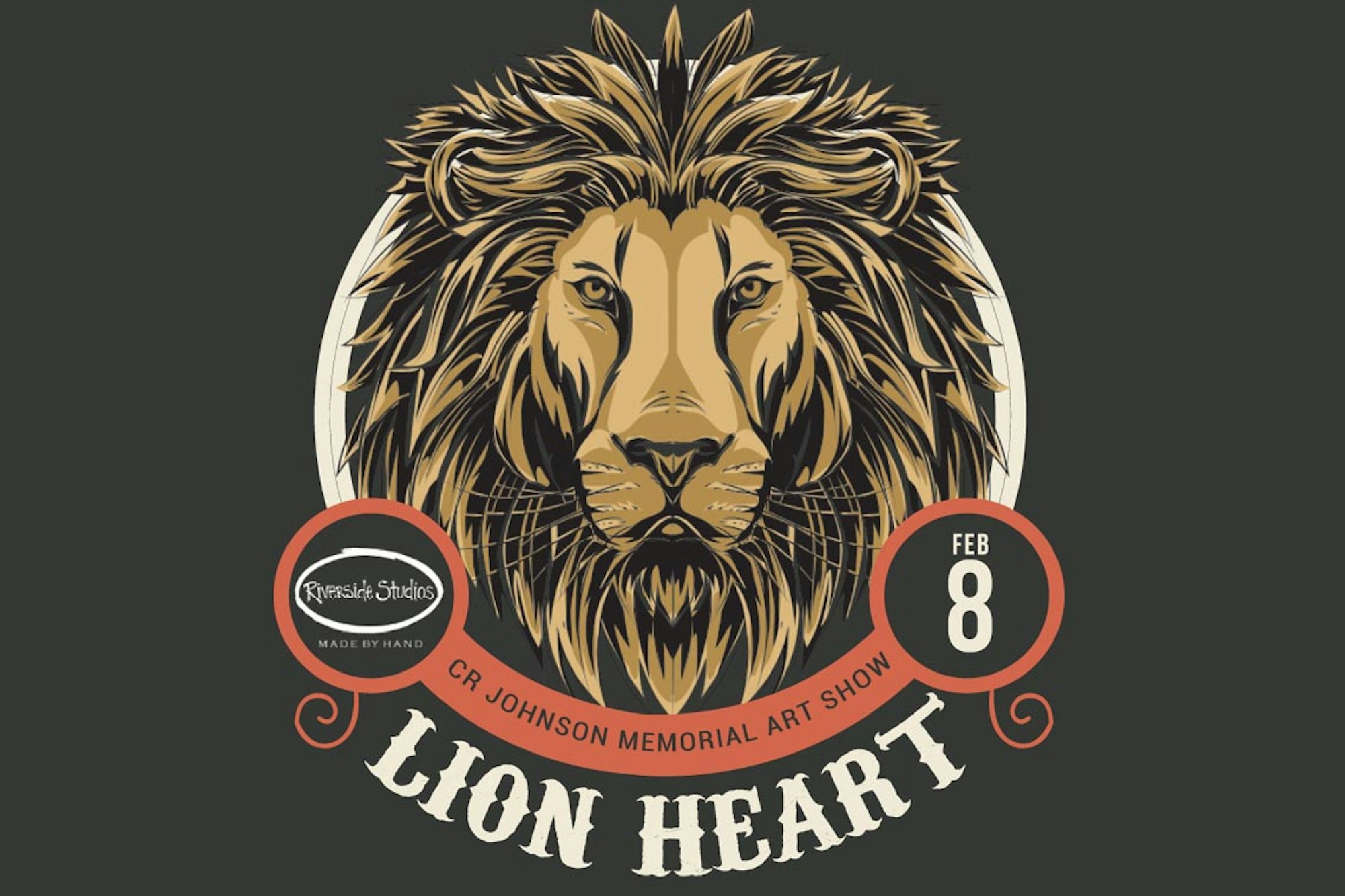 Don't miss the eighth annual C.R. Johnson Memorial Lion Heart Art Show this February