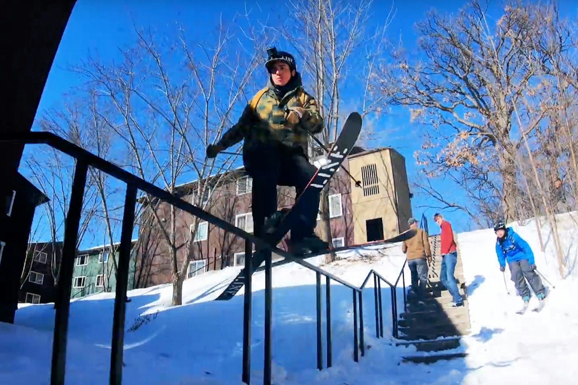 Tom Wallisch, Khai Krepela head back to school the best way they know how