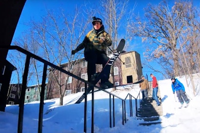 Tom Wallisch, Khai Krepela head back to school the best way they know how