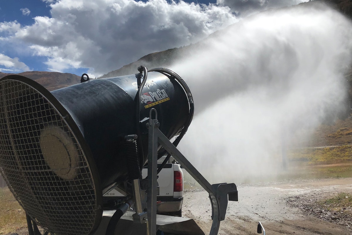 Loveland Ski Area brought out the big guns and we're giddy with excitement