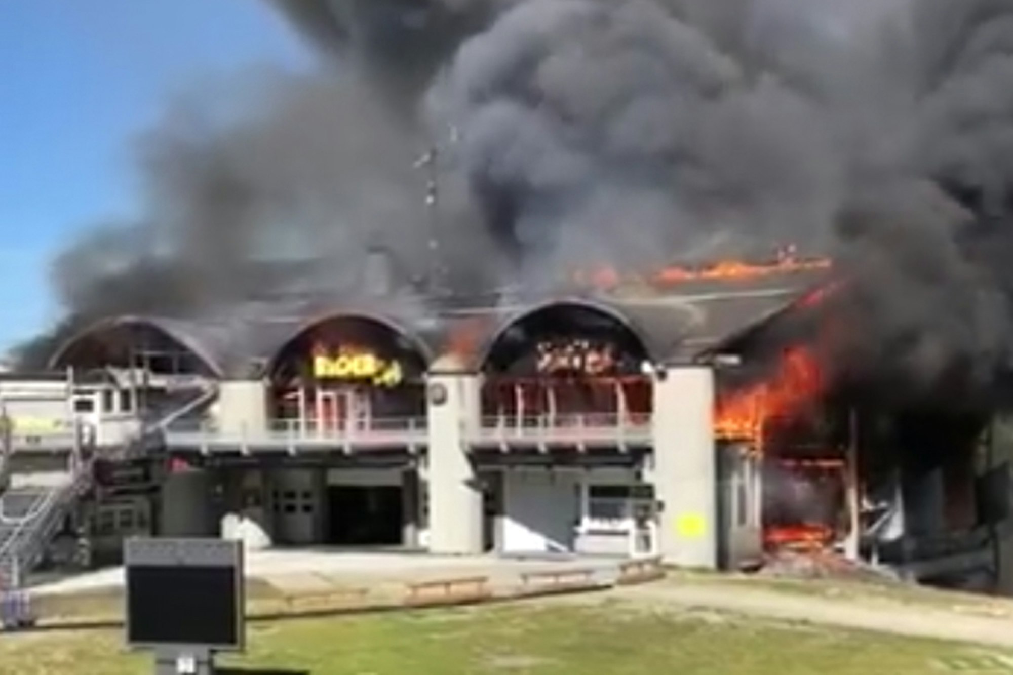 Fire engulfs famous Grand Montets cable car station in Chamonix