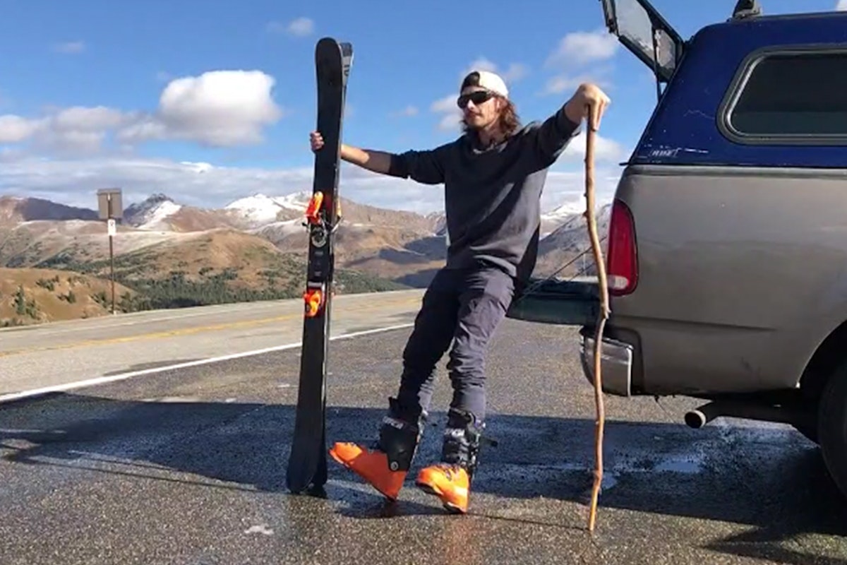 This radical Colorado bro just skied Loveland Pass