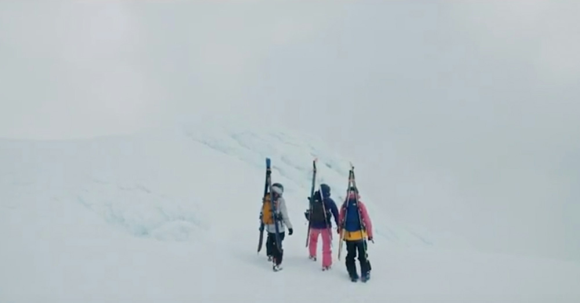Janina Kuzma, Anna Segal and Evelina Nilsson learn just how tumultuous Mt. Taranaki can be