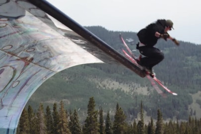 Khai Krepela works the rails at Woodward Copper