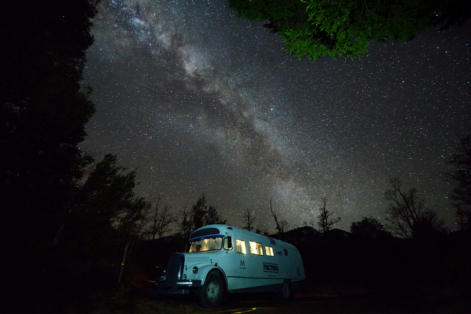 Road trip through Patagonia aboard this 1966 Mercedes-Benz school bus