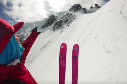 Mama's only son: Skiing and parachuting off the Aguille du Midi