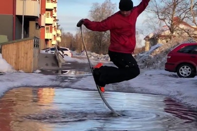 Skreet skiing in Sundsvall, Sweden with Magnus Graner & co.