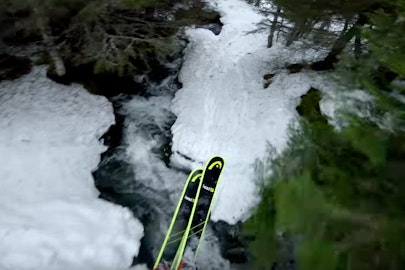 Jesper Tjäder returns to Åre for more magical tree skiing