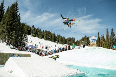 Red Bull Slopesoakers puts a whole new spin on the pond skim