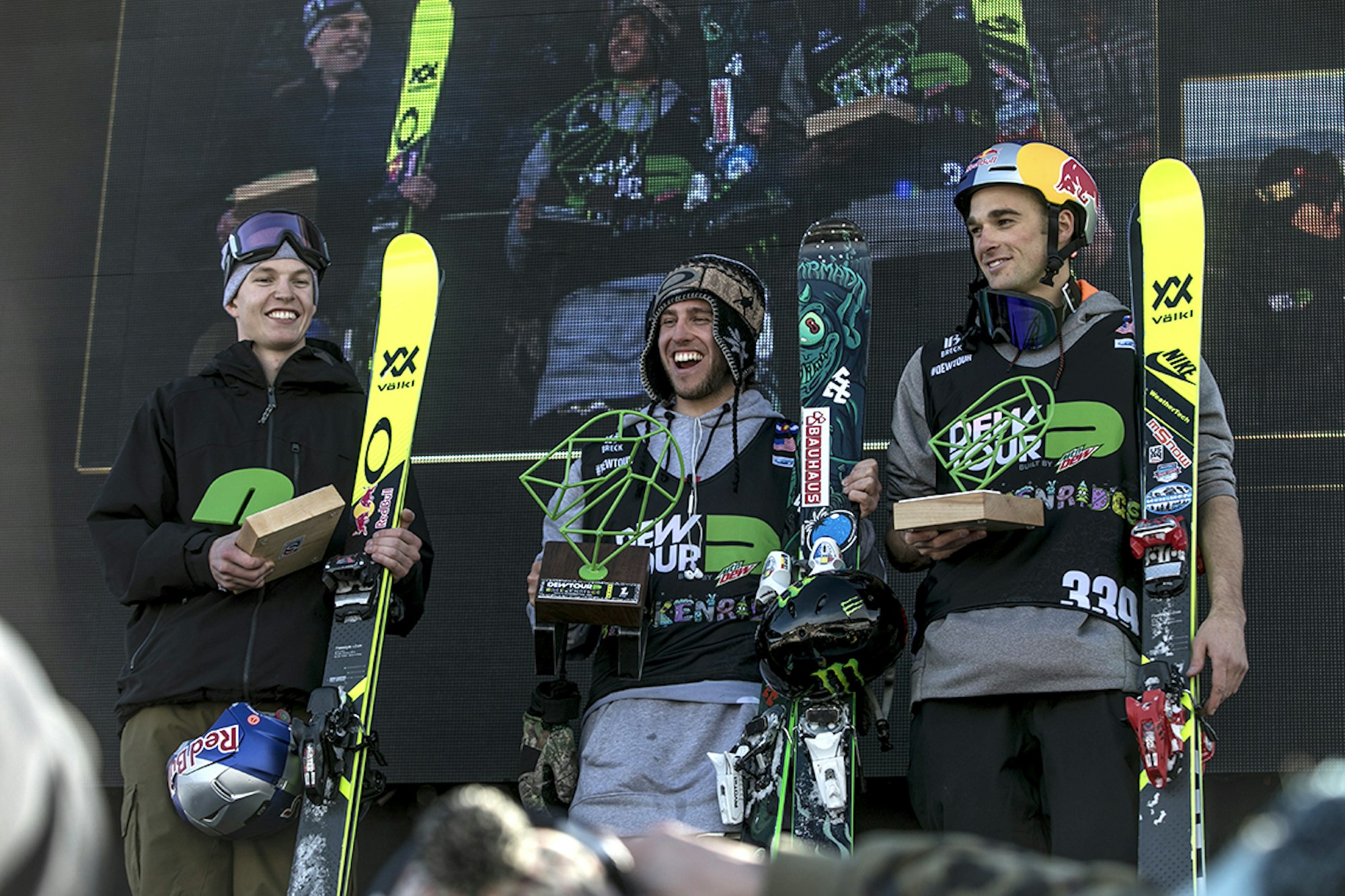 Four Americans hit the podium at the Dew Tour; watch the winning runs