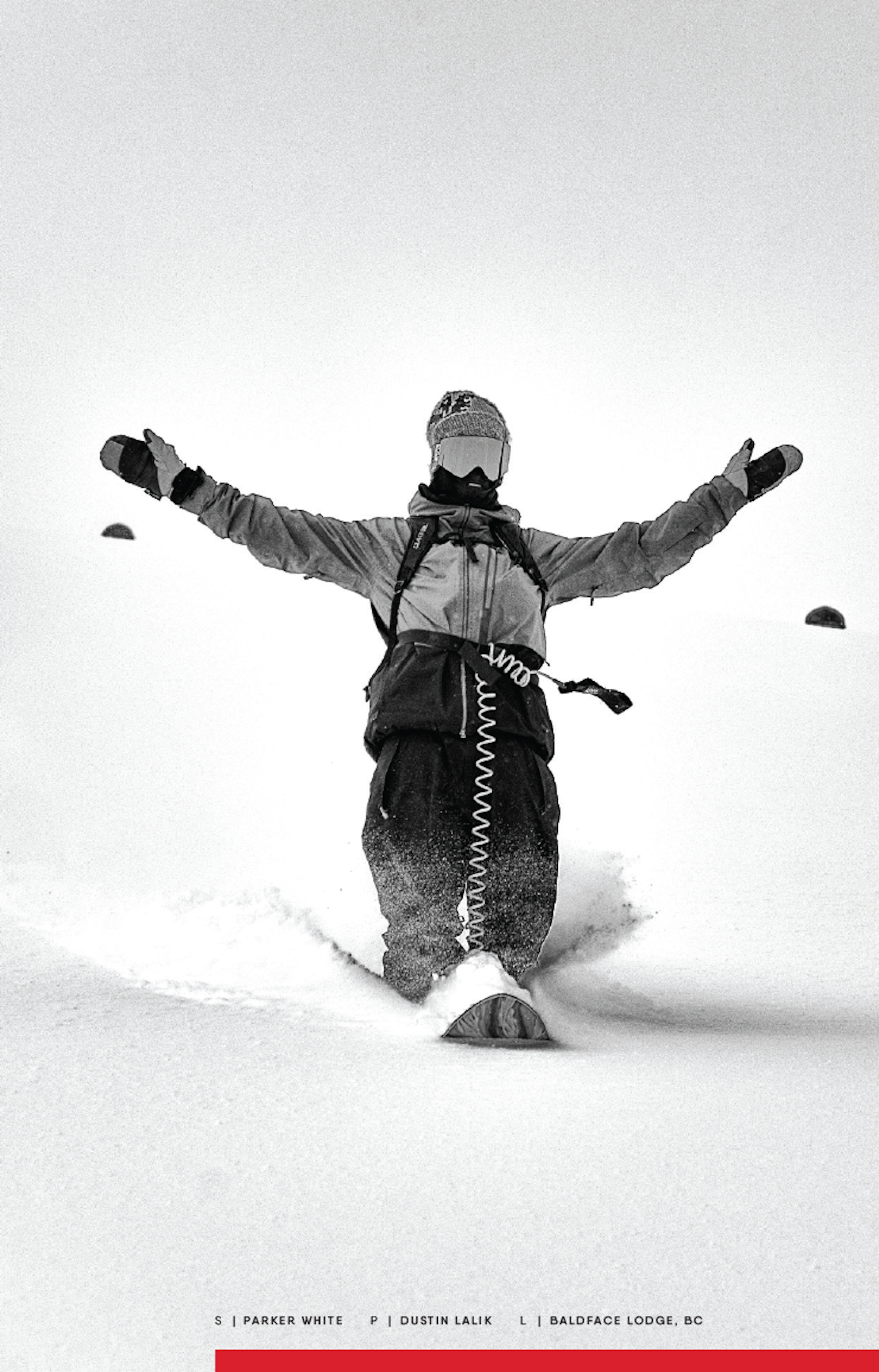 686 rider Parker White plays in the snow.