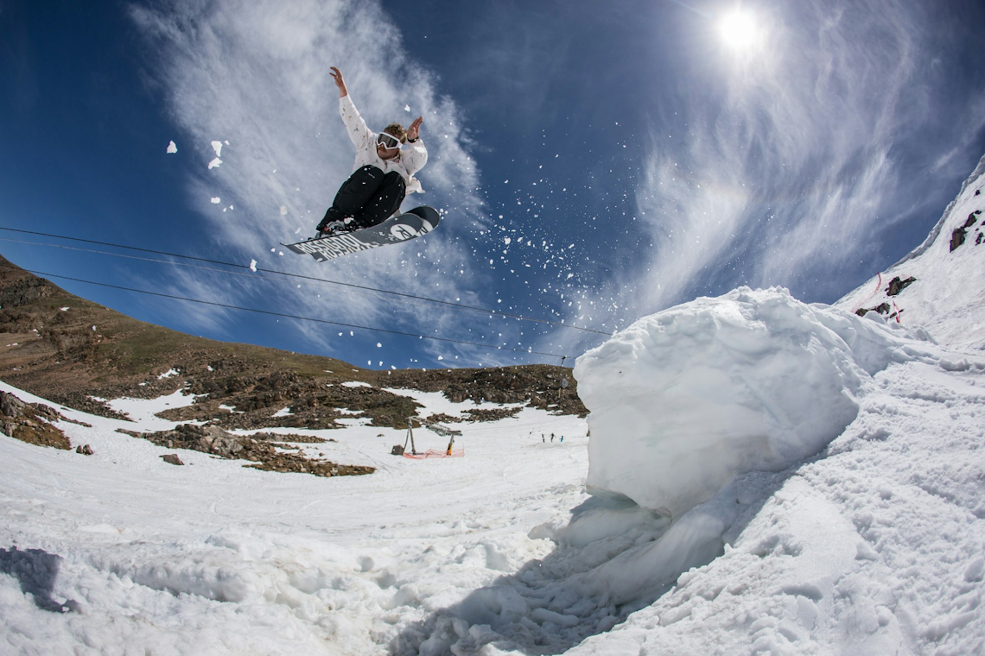 686 athlete Parker White gets sendy at Beartooth Basin. Photo by Erik Hoffman.