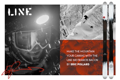 LINE Skis is giving away a pair of Eric Pollard signature Sir Francis Bacon skis