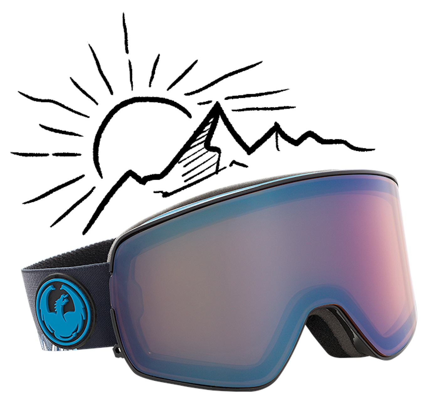 Dragon's NFX2 goggles with Lumalens technology earned FREESKIER Editors' Pick for the 2017-18 season.