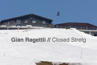 When the tourists leave, it's time to play: Gian Ragettli rides LAAX's Stretg run from top to bottom