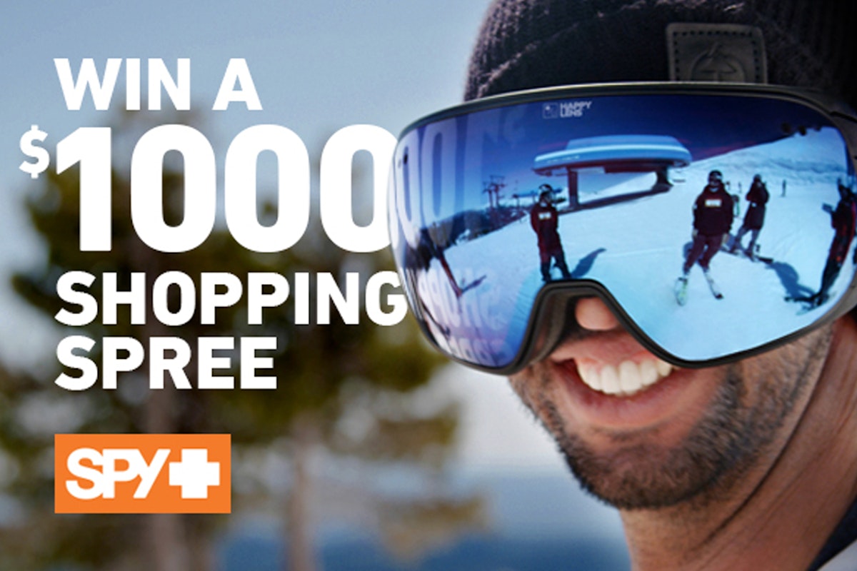 SPY Optic is giving you the chance at a $1000 online shopping spree