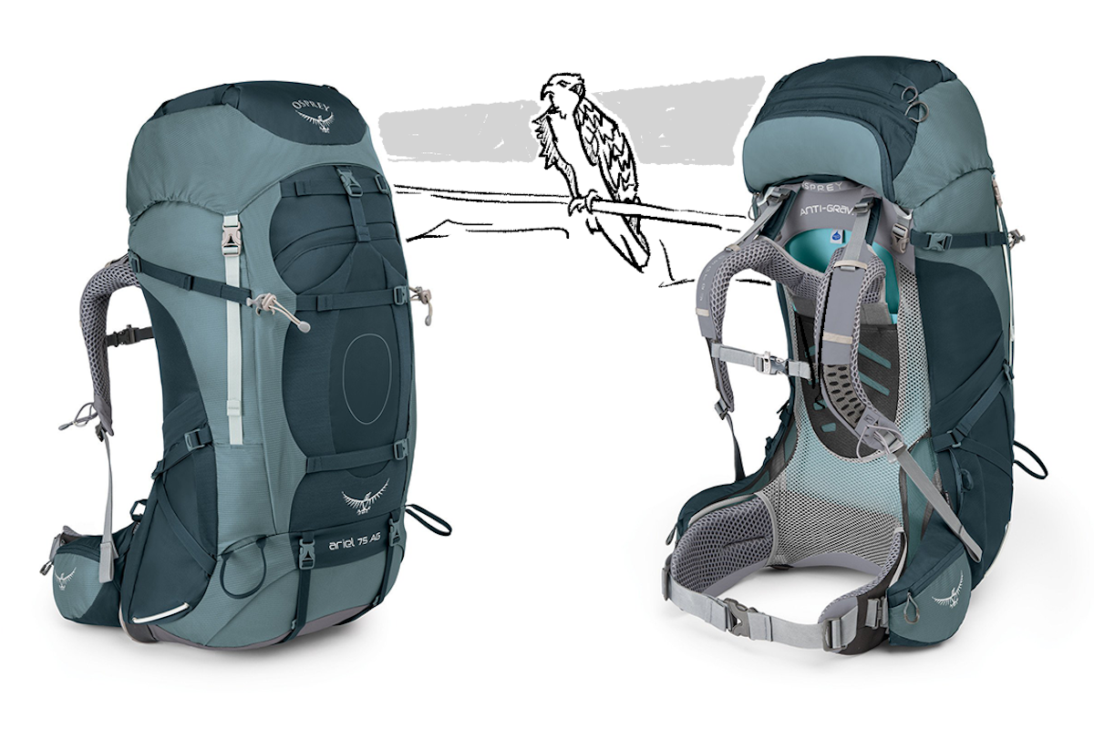 Gear Spotlight: Ariel AG 75 women's backpack, by Osprey