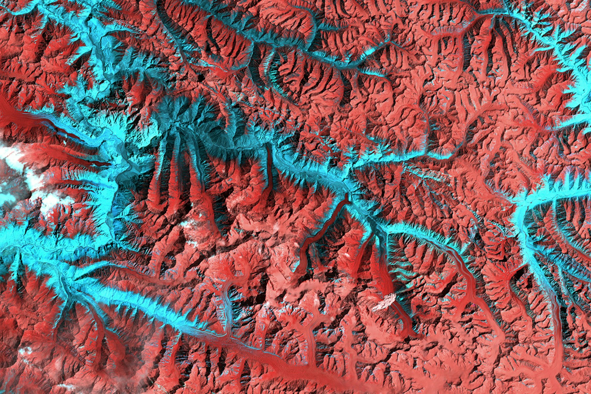 NASA releases hauntingly beautiful archival photo of massive Himalaya avalanche