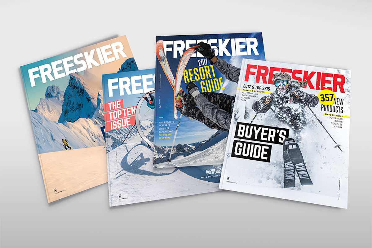 Subscribe today and get FREESKIER magazine Volume 20 for just five bucks