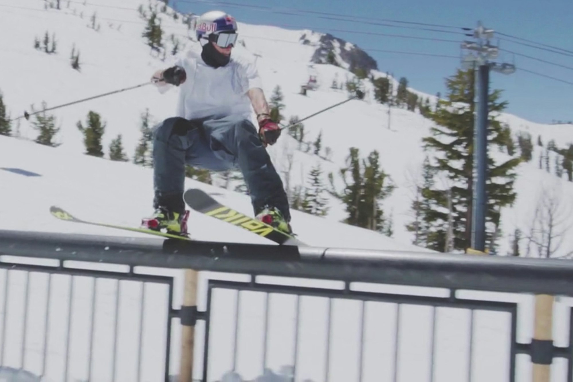 Nick Goepper brings the heat to Mammoth Mountain's Main Park