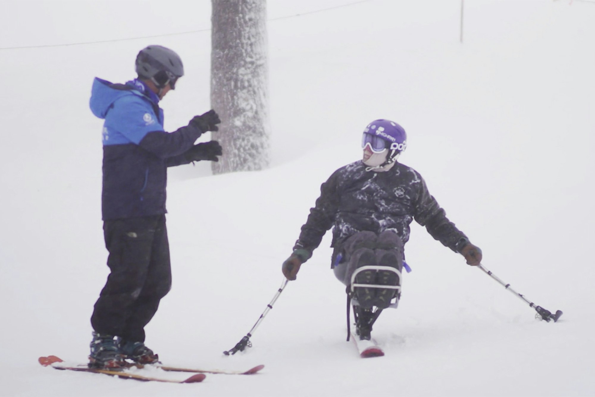22 injured U.S. military veterans experience skiing at Squaw Alpine