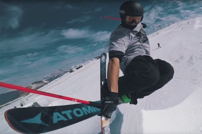 Skiing park in the Dolomites looks 100-percent amazing