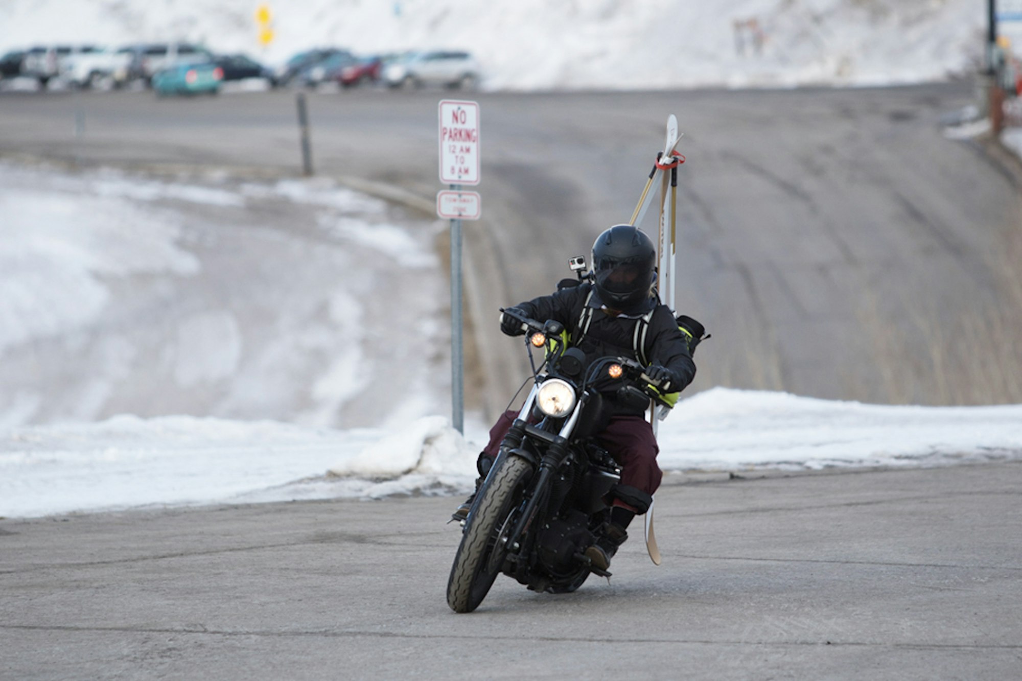 Moto to the hill, shred epic pow and repeat; Johnny Collinson's day-to-day is the stuff we all dream of