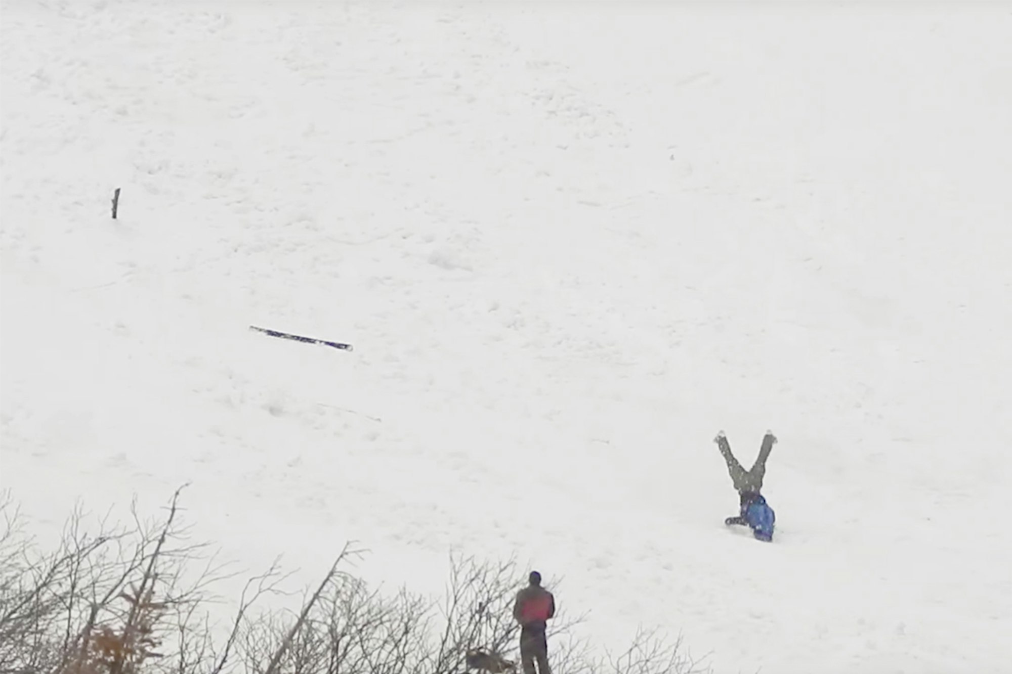 This high-speed carnage from Tuckerman Ravine (commentary included) is so brutal