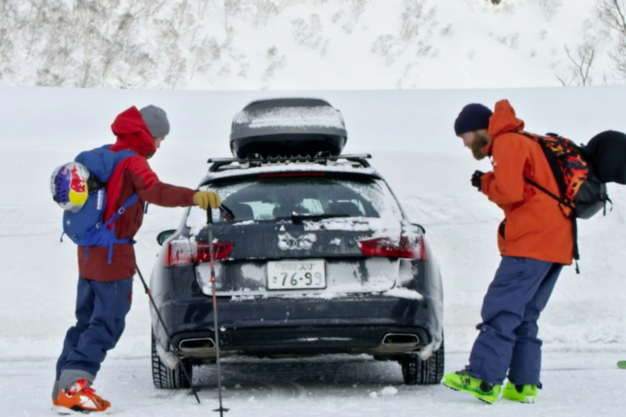Is there anything better than driving Audis and skiing pow in Japan?