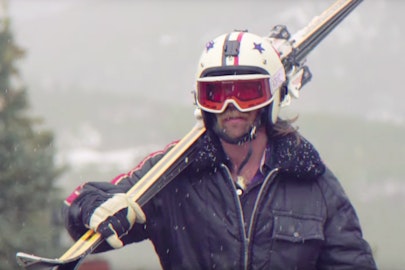 Watch Jerry go full torpedo-mode down Big Sky's Lone Mountain