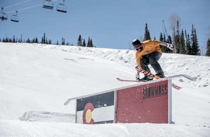 We're testing next season's park skis at Aspen Snowmass right now—get a sneak peek