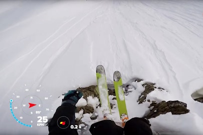 The Freeride World Tour goes off at the "Dream Stop" in Haines, Alaska