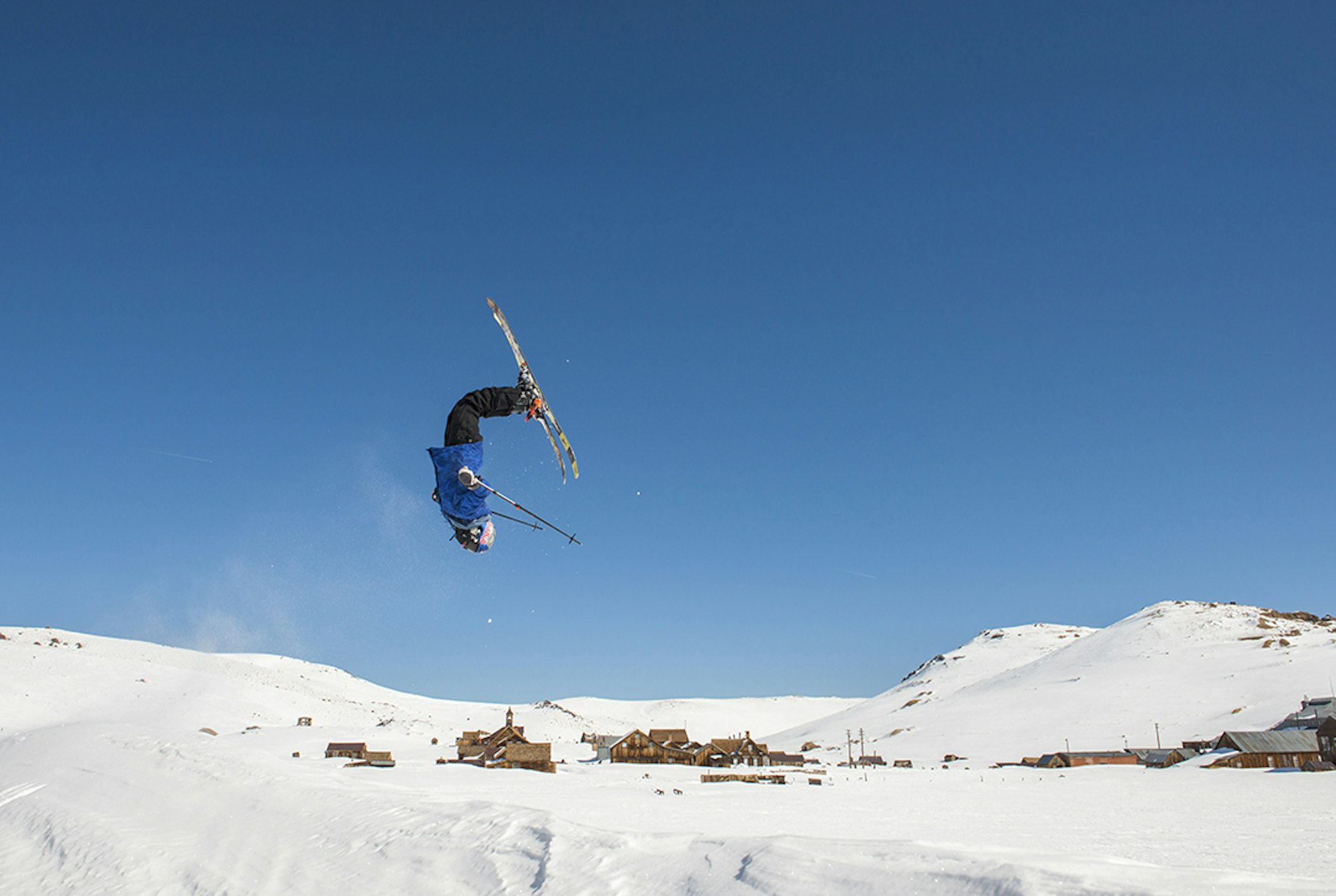 Must watch: Cody LaPlante skis a custom park through a real Western ghost town