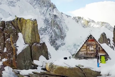 Would you stay at this terrifyingly-beautiful hut in the French Alps?