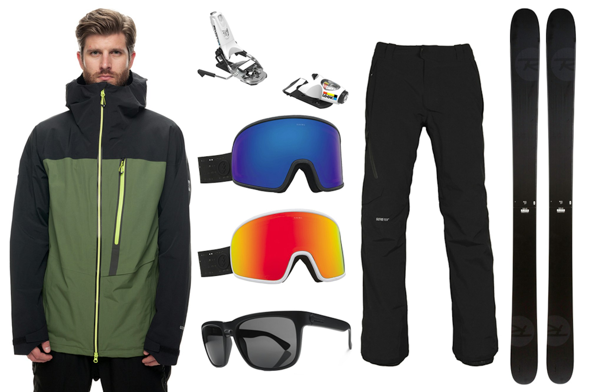 Last chance: Win skis, bindings, a jacket, pants, goggles and sunglasses—the preferred kit of Parker White