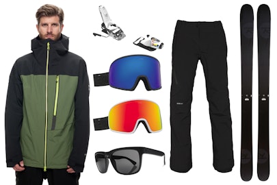 Last chance: Win skis, bindings, a jacket, pants, goggles and sunglasses—the preferred kit of Parker White
