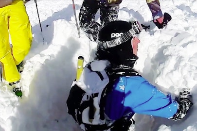 Watch: Bone-chilling avalanche rescue in Châtel, France