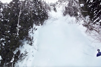 East Coast avalanche roars through Quebec's Chic Choc mountains