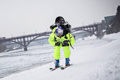 Jetpack-skiing through the streets of Slovenia? Heck. Yes.