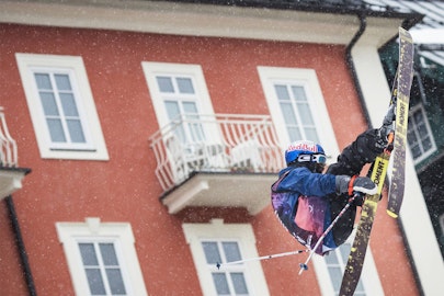 Watch highlights from Red Bull PlayStreets, one of the coolest ski contests on Earth