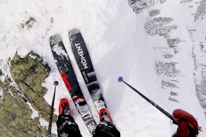 Watch: Shredding 45-plus feet of snow via Squaw's KT-22 chair
