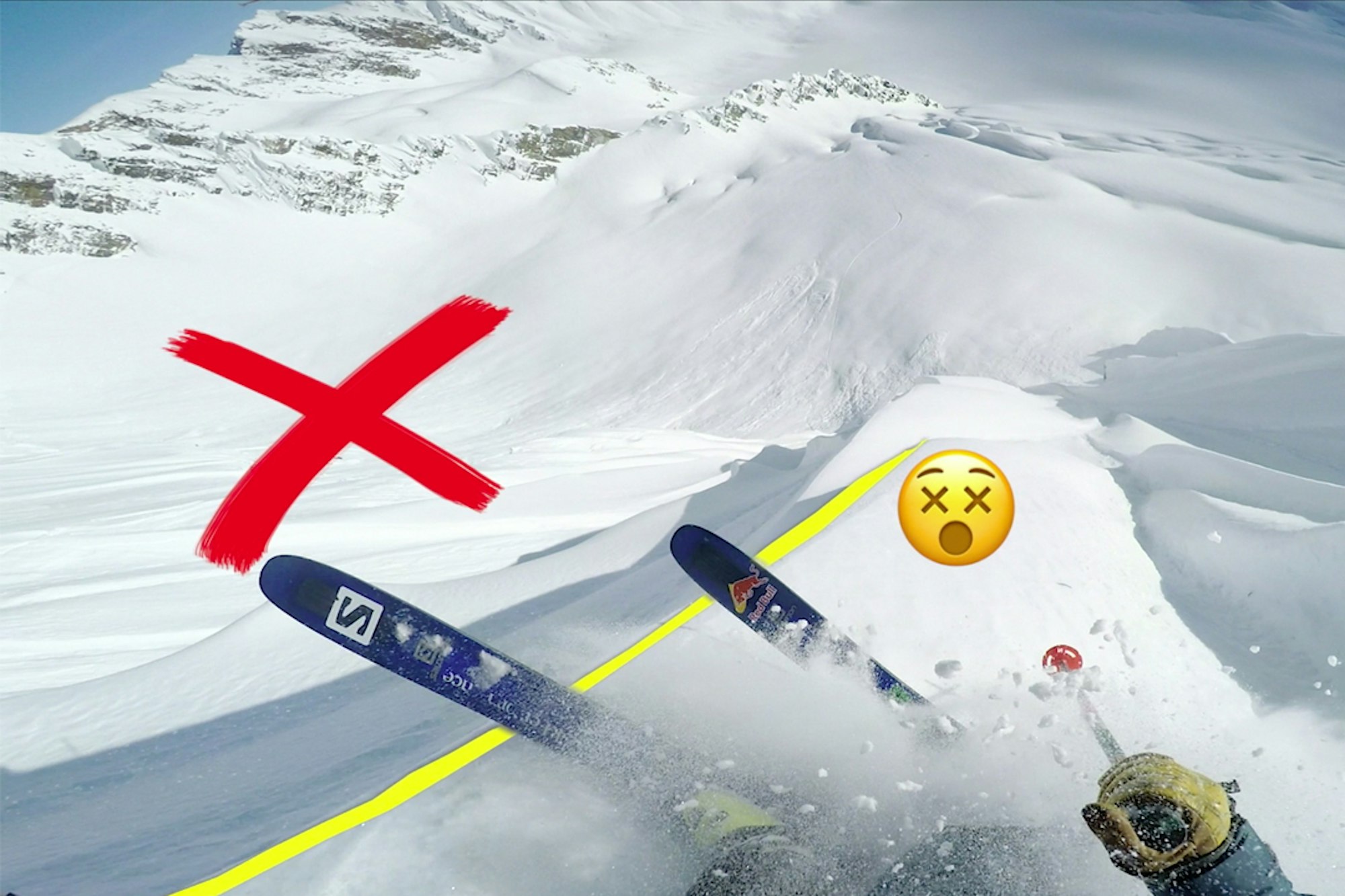 How to Ski Sketchy Lines 101 with professor Henrik Windstedt