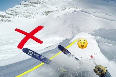 How to Ski Sketchy Lines 101 with professor Henrik Windstedt