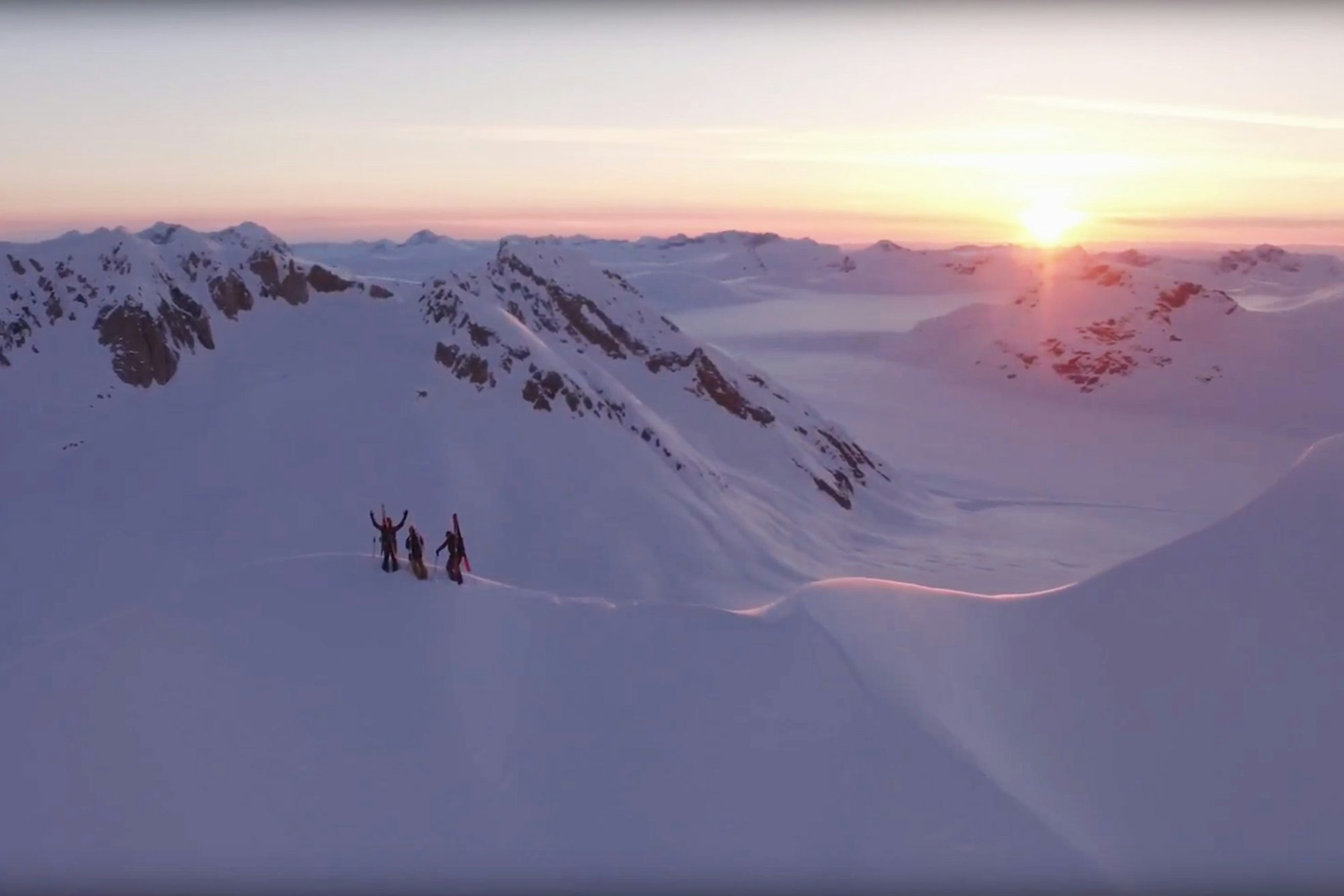 Skiing wizard Dane Tudor tackles vertical Alaskan spine lines by foot