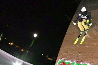 This street skiing video from Quebec is buck-wild