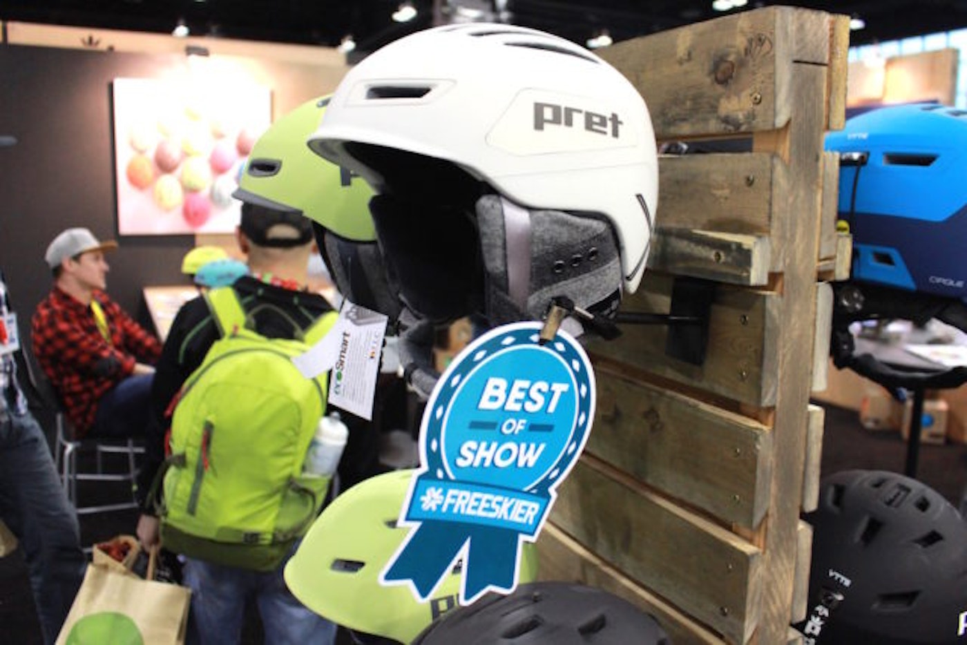 Pret Corona X Ski helmet with Freeskier Best in Show Stamp of approval