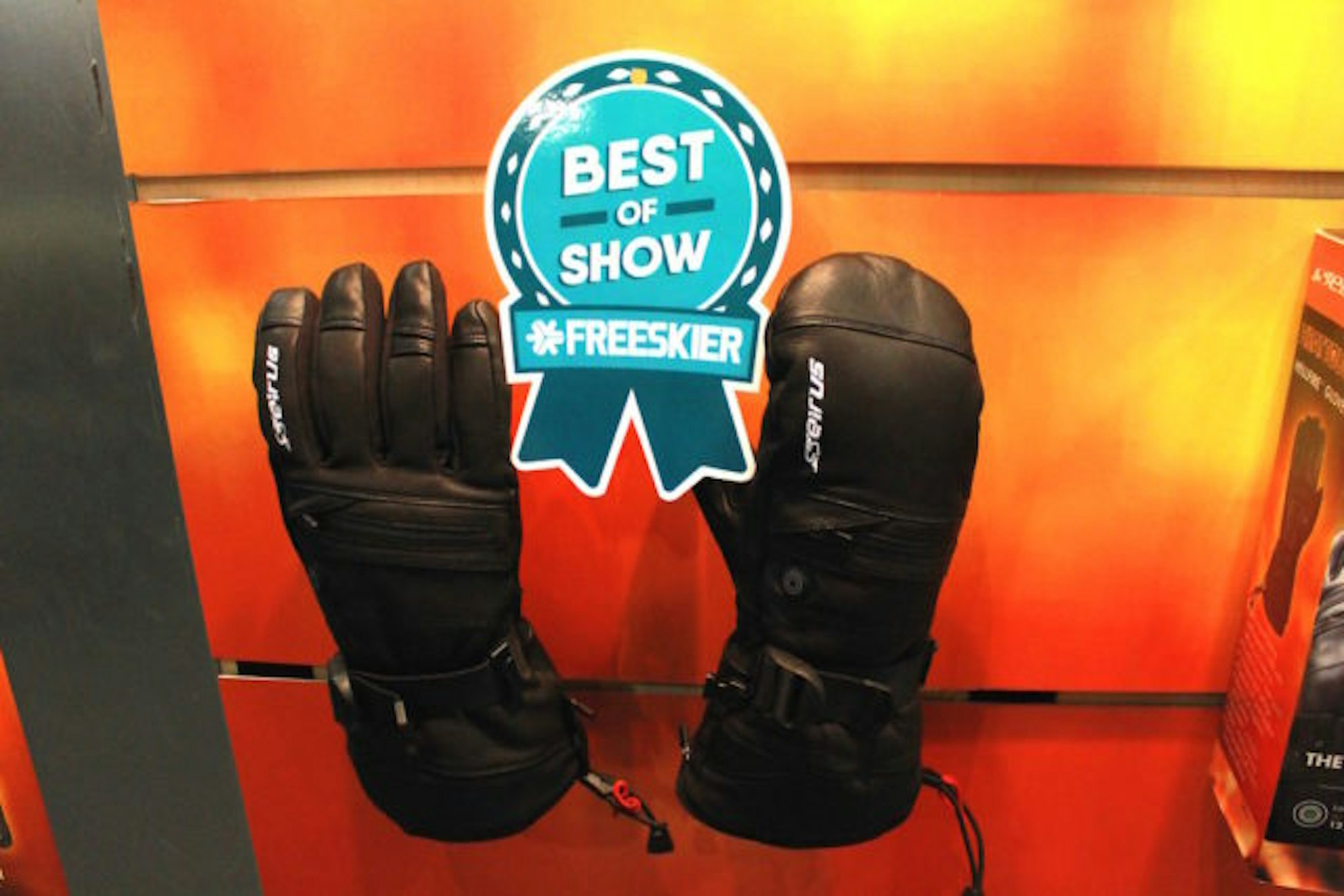 Serius Heat Touch Hell Fire Mitt and Glove with a FREESKIER Best of Show Award