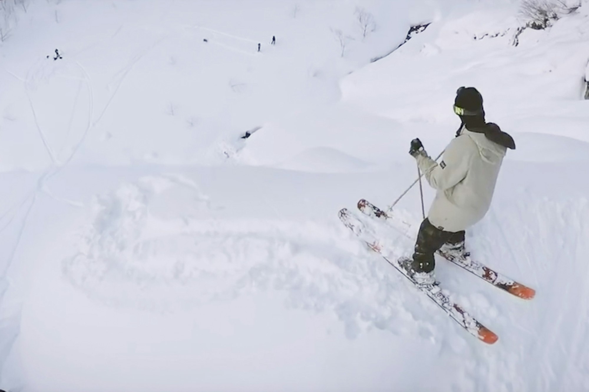 Watch Karl Fostvedt drop into wildly-deep Japanese powder
